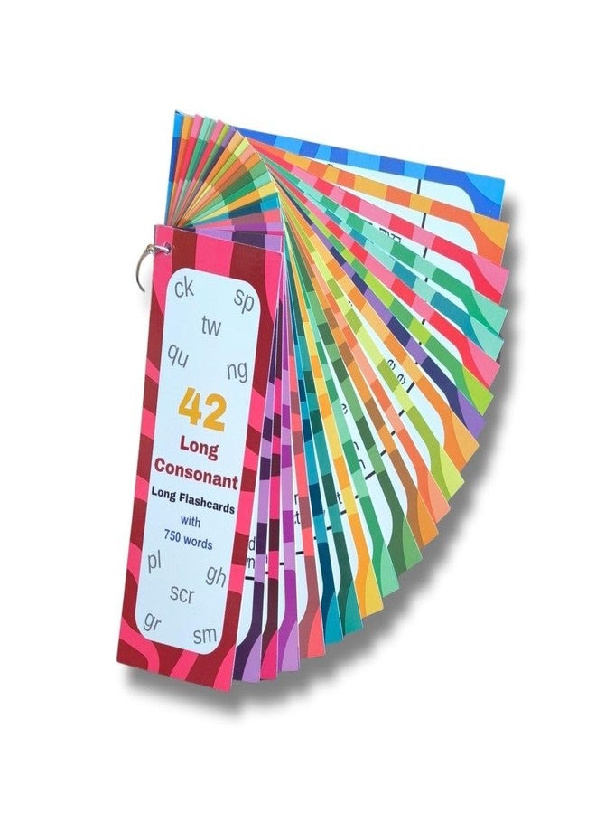 EDUSTAR Phonics 42 Digraph and Trigraph Long Flashcards | Phonics Flashcards | Master Digraph and Trigraph with Colours - Image 1